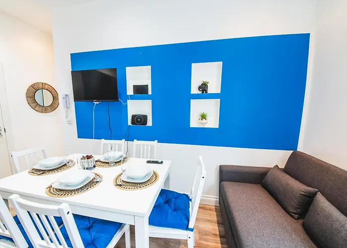 Blue Home Near Portobello Road